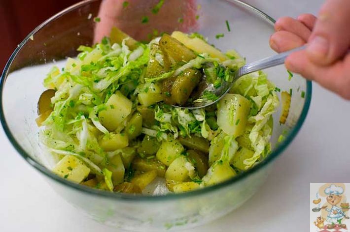 Рецепты салатов с картофелем