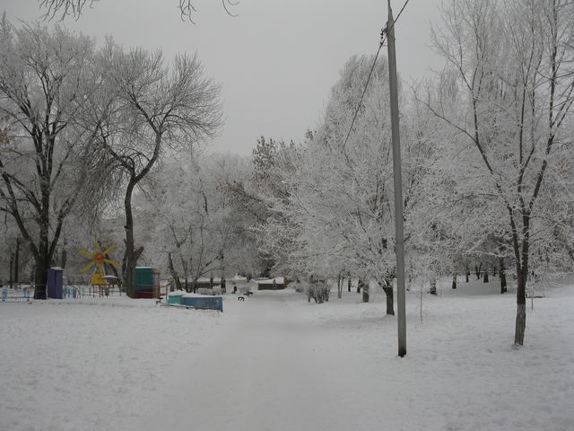 боковая улочка в парке Щёрса